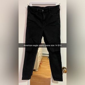 American eagle skinny jeans size 14 short